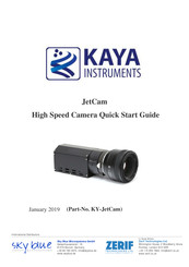 Kaya Instruments JetCam Quick Start Manual