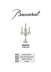 Baccarat 2 601 679 Installation Instructions Manual