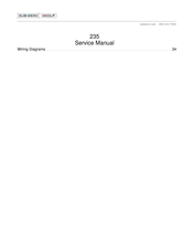 Sub-Zero 235 Service Manual