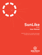 Soltech SunLike 50W User Manual