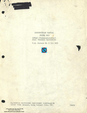 Fairchild CONAX 602 Instruction Manual