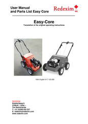 Redexim Easy-Core User Manual And Parts List
