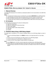 Silicon Laboratories C8051F360 User Manual