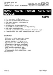 Velleman-Kit K8011 Manual