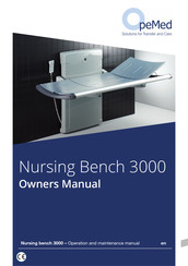 OpeMed Nursing Bench 3000 Owner's Manual