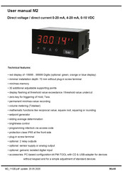 montwill M2 Series User Manual