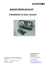Alphatron Marine BASICTRIPLEPILOT Installation & User Manual