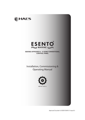 Haes ESENTO ESEN-12MAR Installation, Commissioning & Operating  Manual