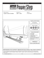 AMP Research Power Step 77137-01A Installation Manual