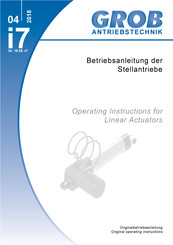 Grob 7-JC60DN-400-03 Operating Instructions Manual