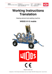 widos 6113 mobile Working Instructions Translation