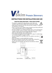 Tmc V2Skim Series Instructions For Installation And Use Manual