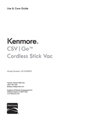Kenmore CSV Go 125.10438910 Use & Care Manual