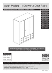 Argos Adult Malibu 532/8038 Assembly Instructions Manual