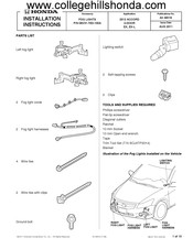 Honda 08V31-TE0-100A Installation Instructions Manual