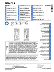 Siemens SIMOCODE pro DM-F Local Original Operating Instructions