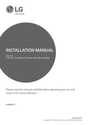 LG LU660H-S Series Installation Manual