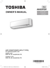 Toshiba RAS-18J2KVSG-TR Owner's Manual