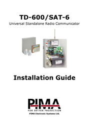 Pima TD-600/SAT-6 Installation Manual