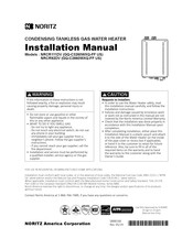 Noritz NRCR92DV Installation Manual