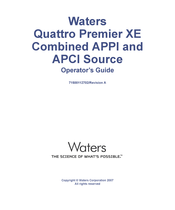 Waters Quattro Premier XE Operator's Manual