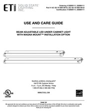 ETI Solid State Lighting UC-42-15-930-SV-D Use And Care Manual