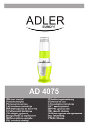 Adler AD 4075 User Manual