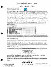 Aphex COMPELLOR 9301 Operating Manual