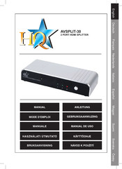 HQ AVSPLIT-30 Manual