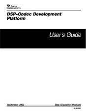Texas Instruments DSP-Codec User Manual