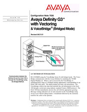 Avaya Definity G3V2 Configuration Note