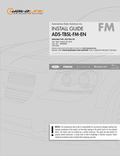 iDataLink ADS-TBSL-FM-EN Install Manual