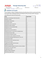 Avaya S3210 Manual