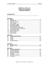 C. Davis Systems CDS-LC Operation Manual