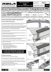 Rola RMX Series Fitting Instructions