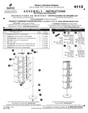 Safco 4113 Assembly Instructions