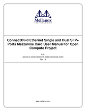 Mellanox Technologies ConnectX-3 MCX341A-XCAN User Manual