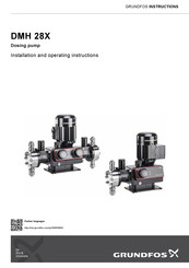 Grundfos DMH 28 Series Installation And Operating Instructions Manual