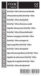 COOK Medical EchoTip Ultra Manual