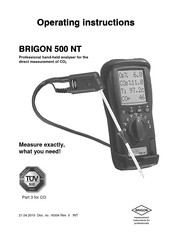 Brigon 500 NT Operating Instructions Manual