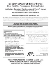 Isokern MAXIMUS Linear Series Installation, Operation, Maintenance And Owner's Manual
