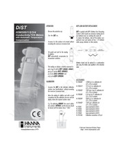 Hanna Instruments DiST Series Manual