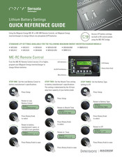 Sensata Magnum Energy ME-RC Quick Reference Manual