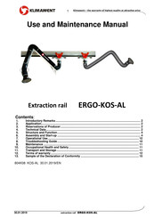 Klimawent ERGO-KOS-AL Use And Maintenance Manual