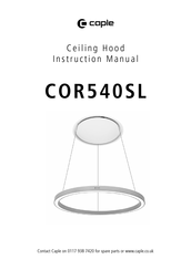 Caple COR540SL Instruction Manual