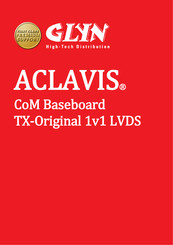 Glyn ACLAVIS TX-LVDS Manual