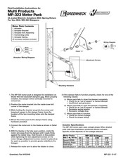 Greenheck MP-323 Field Installation Instructions