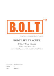 B.O.L.T VA 01 User Manual