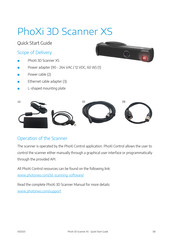 Photoneo PhoXi 3D Scanner XS Quick Start Manual