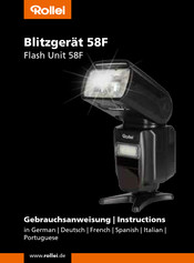 Rollei Flash Unit 58F Instructions Manual